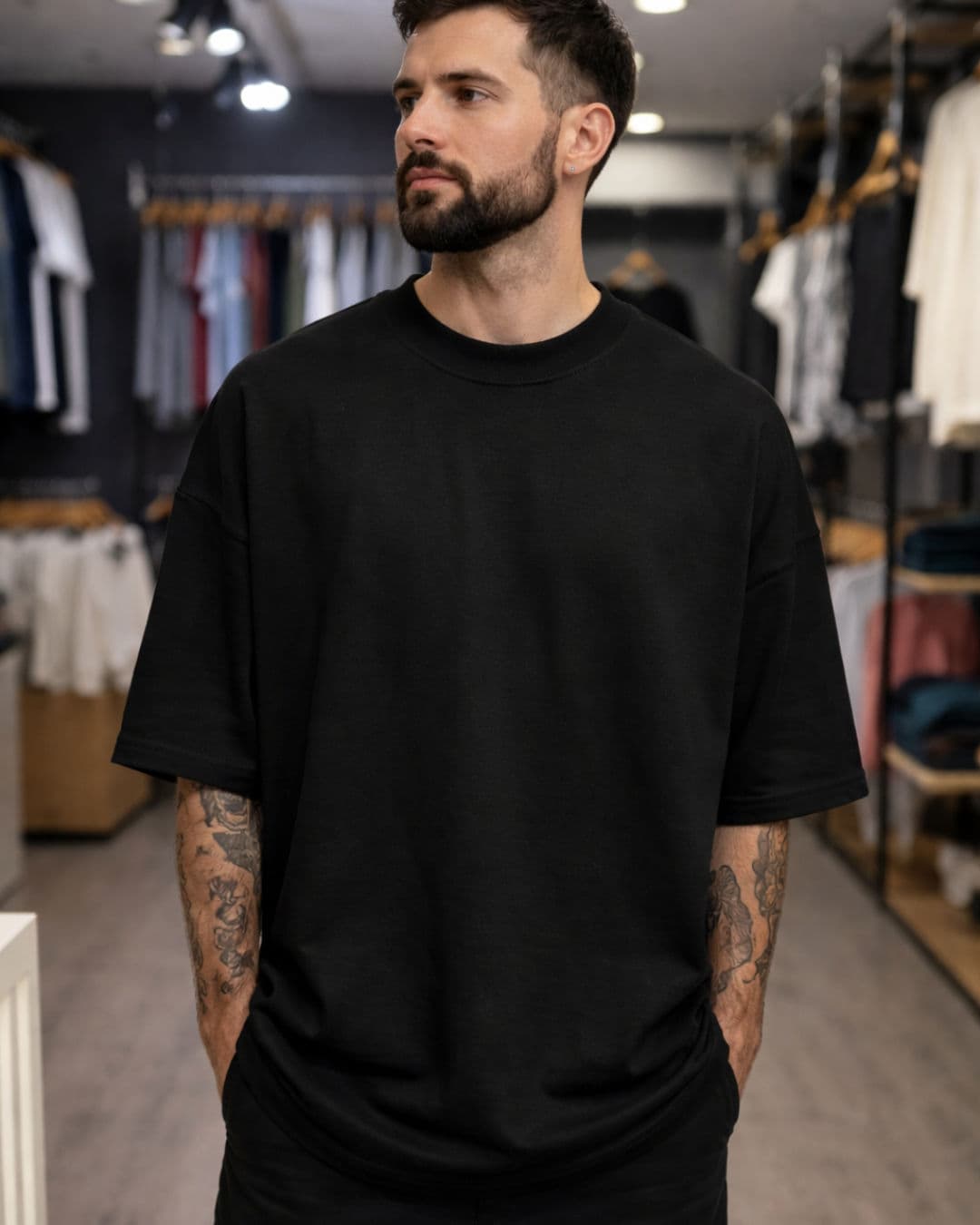 Vista principal del local Devigili con selección de prendas y ambientación editorial