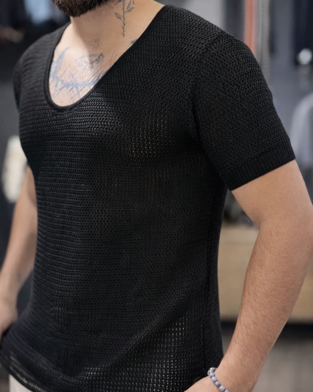 Detalle final de colección y montaje visual en el espacio Devigili