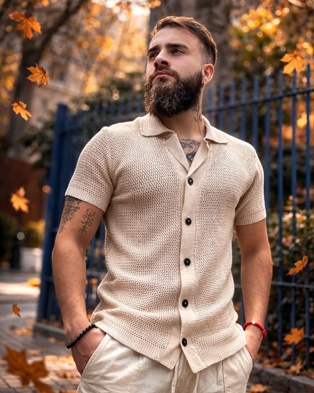Editorial original de Devigili con foco en identidad, textura y estilo masculino